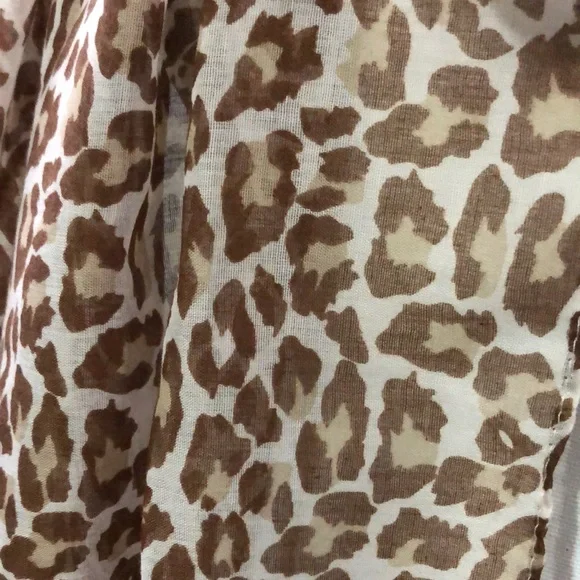 Animal Print Lightweight Scarf-EUC-75x26 - Picture 2 of 12